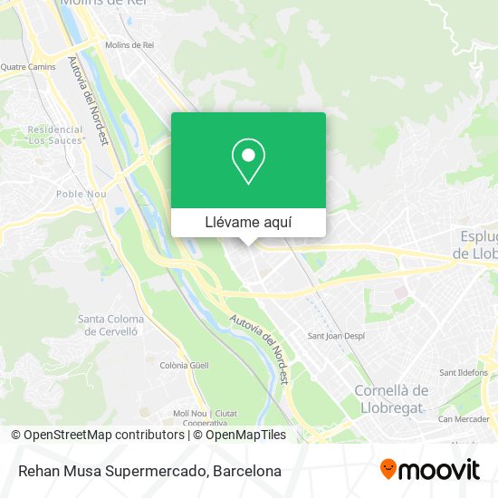 Mapa Rehan Musa Supermercado