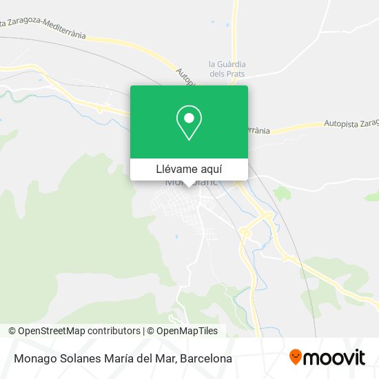 Mapa Monago Solanes María del Mar