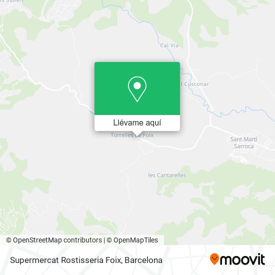 Mapa Supermercat Rostisseria Foix