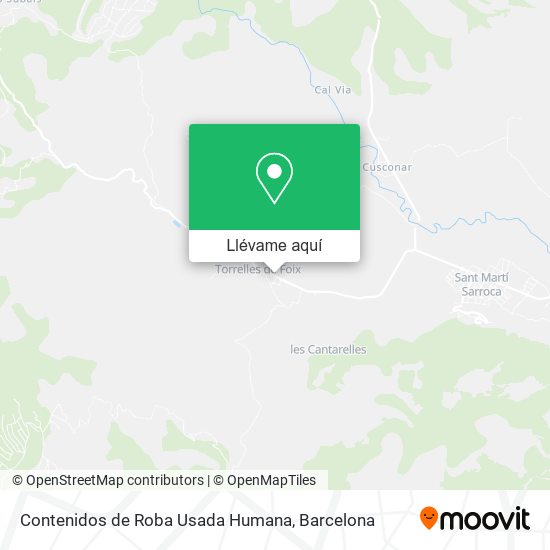 Mapa Contenidos de Roba Usada Humana