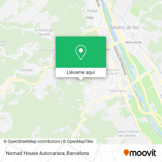 Mapa Nomad House Autocarava