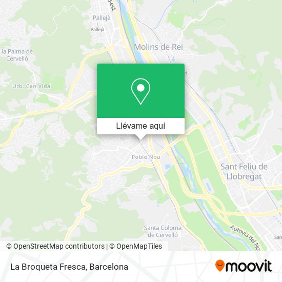Mapa La Broqueta Fresca