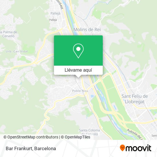 Mapa Bar Frankurt