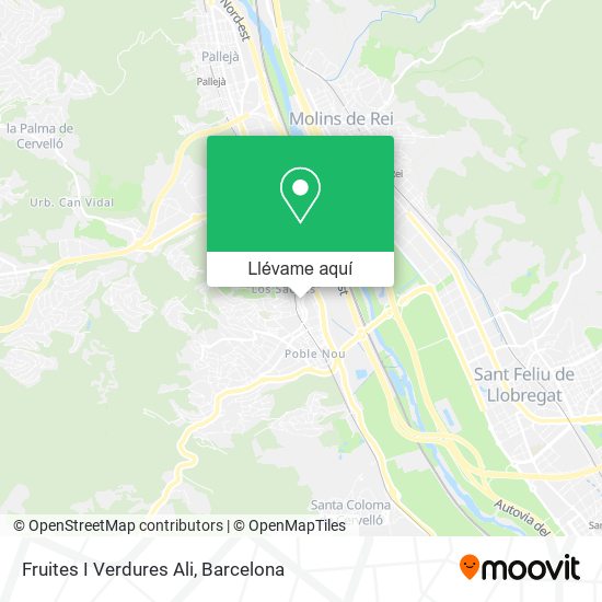 Mapa Fruites I Verdures Ali