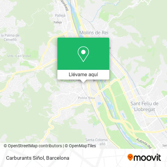 Mapa Carburants Siñol