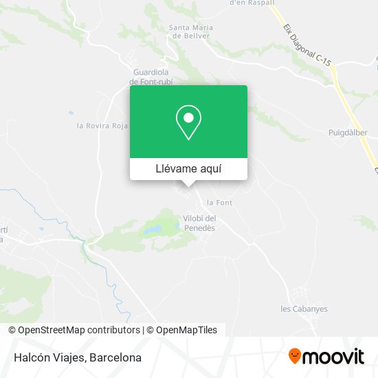 Mapa Halcón Viajes