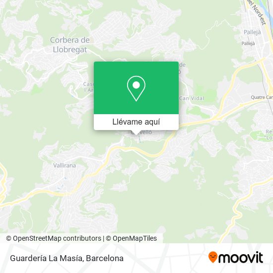Mapa Guardería La Masía
