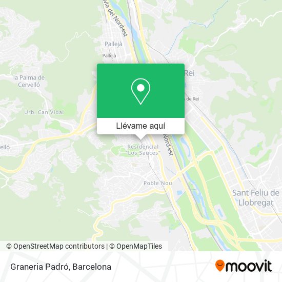 Mapa Graneria Padró