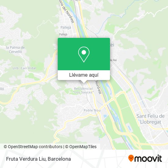 Mapa Fruta Verdura Liu
