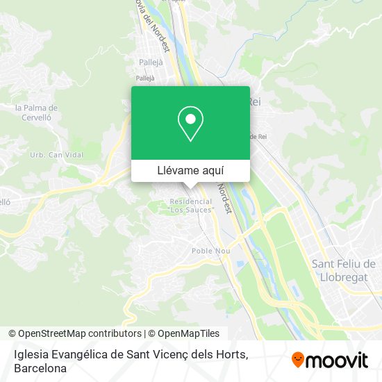 Mapa Iglesia Evangélica de Sant Vicenç dels Horts