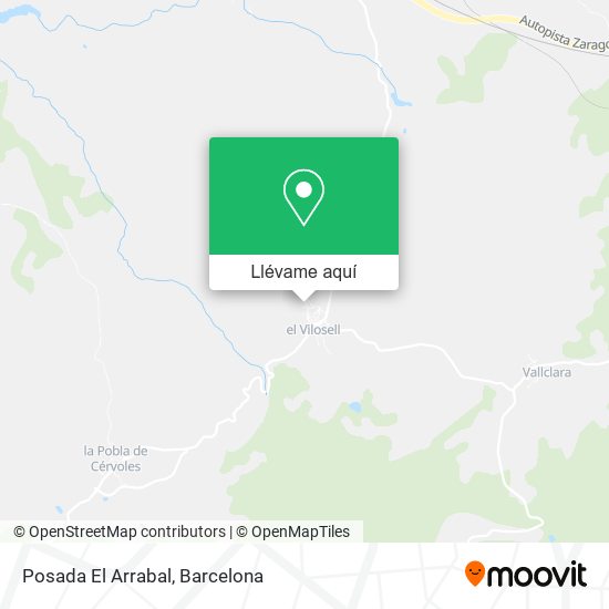 Mapa Posada El Arrabal