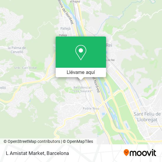 Mapa L Amistat Market