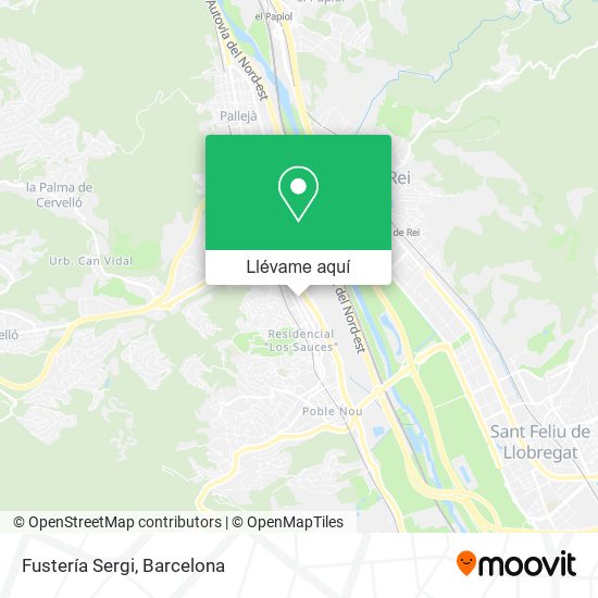Mapa Fustería Sergi