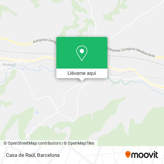 Mapa Casa de Raúl