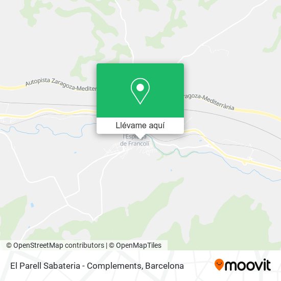Mapa El Parell Sabateria - Complements