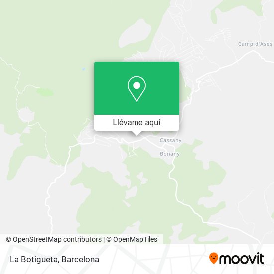 Mapa La Botigueta