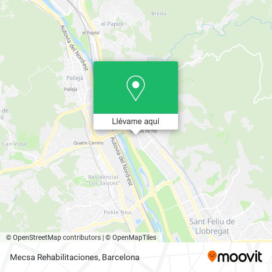 Mapa Mecsa Rehabilitaciones