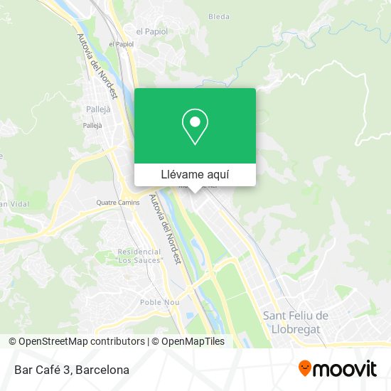 Mapa Bar Café 3