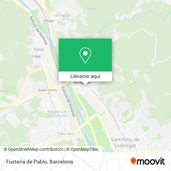 Mapa Fusteria de Pablo