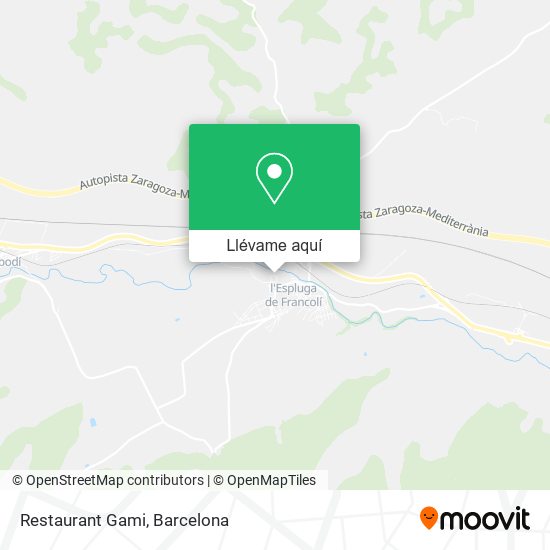 Mapa Restaurant Gami