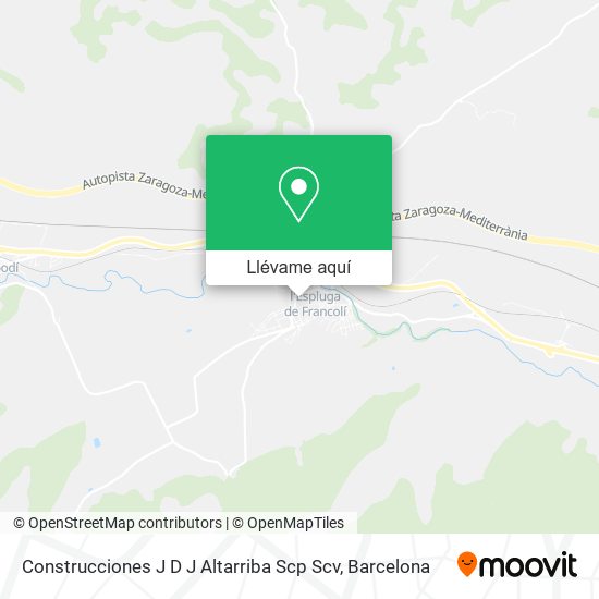 Mapa Construcciones J D J Altarriba Scp Scv