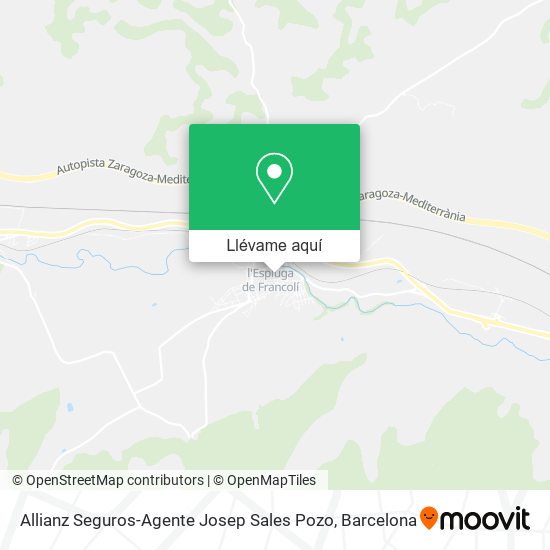 Mapa Allianz Seguros-Agente Josep Sales Pozo