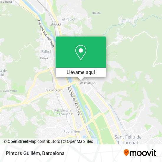 Mapa Pintors Guillém
