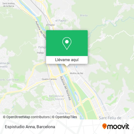 Mapa Espistudio Anna