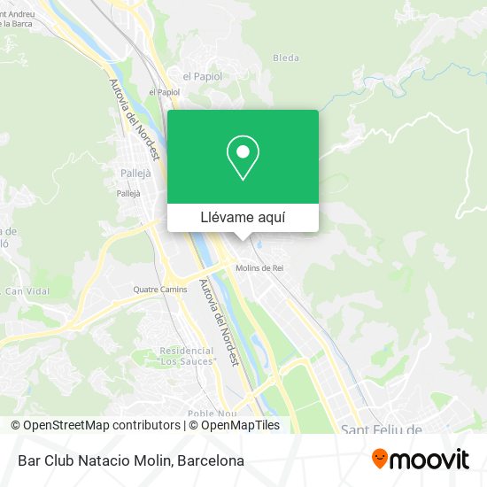 Mapa Bar Club Natacio Molin