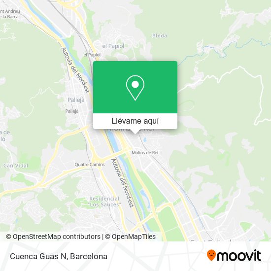 Mapa Cuenca Guas N