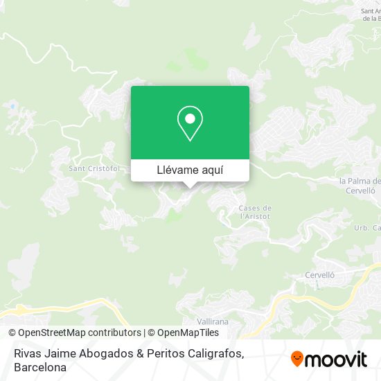 Mapa Rivas Jaime Abogados & Peritos Caligrafos