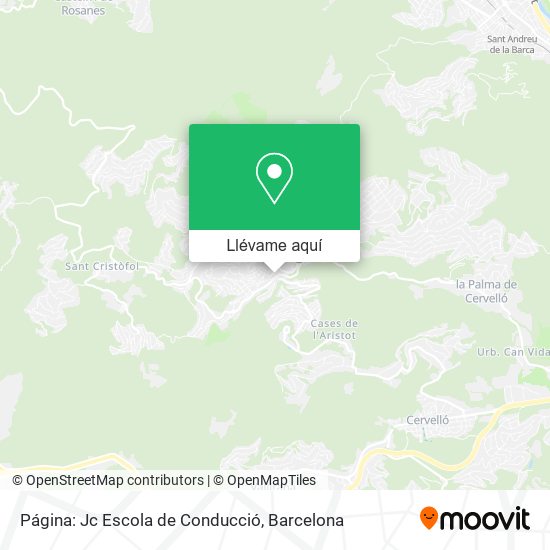 Mapa Página: Jc Escola de Conducció