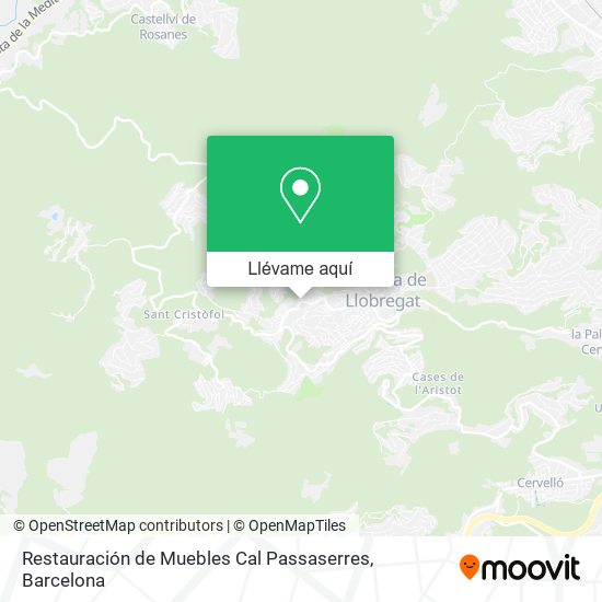Mapa Restauración de Muebles Cal Passaserres