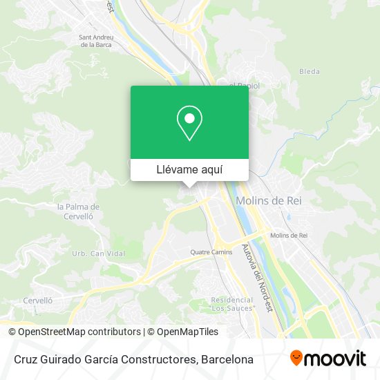 Mapa Cruz Guirado García Constructores