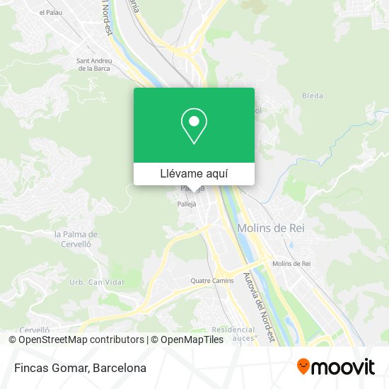 Mapa Fincas Gomar