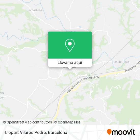Mapa Llopart Vilaros Pedro