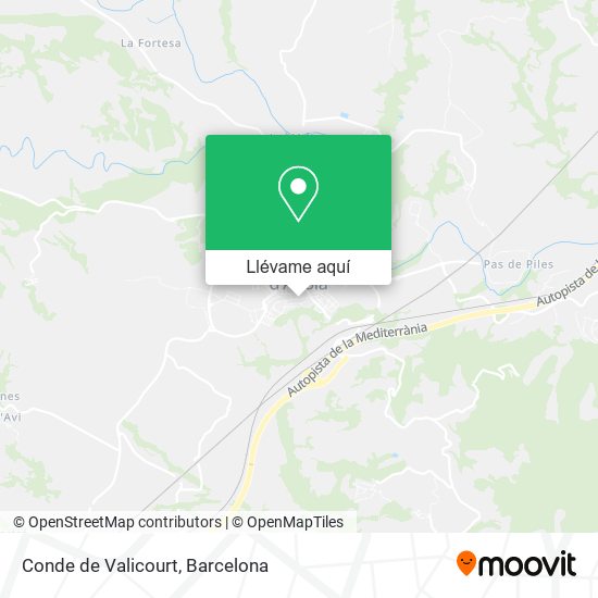 Mapa Conde de Valicourt