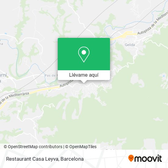 Mapa Restaurant Casa Leyva
