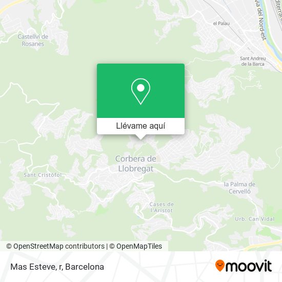 Mapa Mas Esteve, r