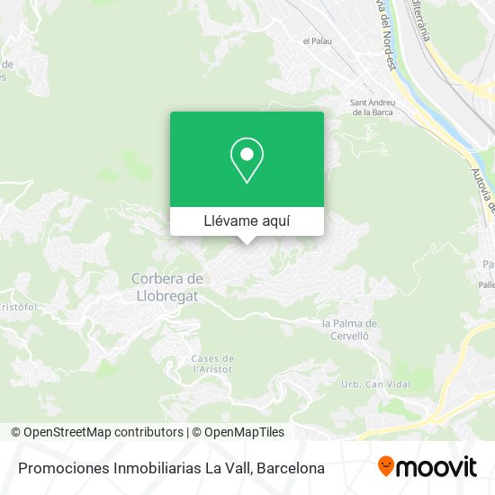Mapa Promociones Inmobiliarias La Vall