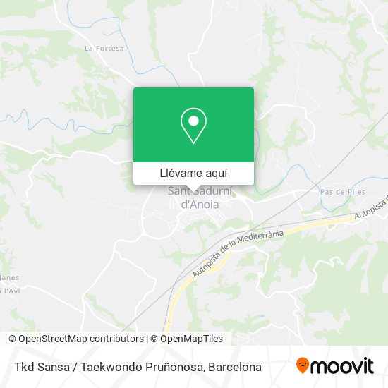Mapa Tkd Sansa / Taekwondo Pruñonosa