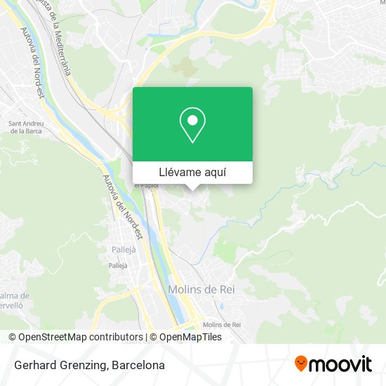 Mapa Gerhard Grenzing