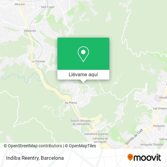 Mapa Indiba Reentry