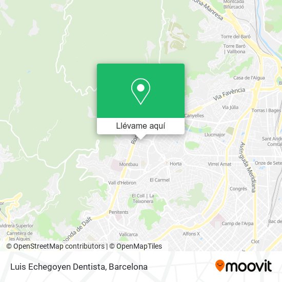 Mapa Luis Echegoyen Dentista