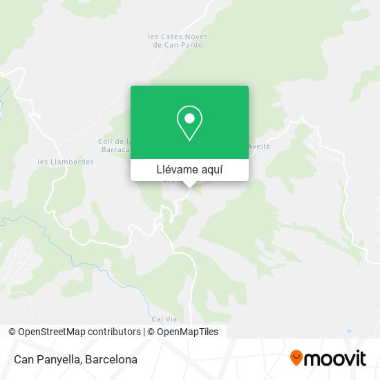 Mapa Can Panyella