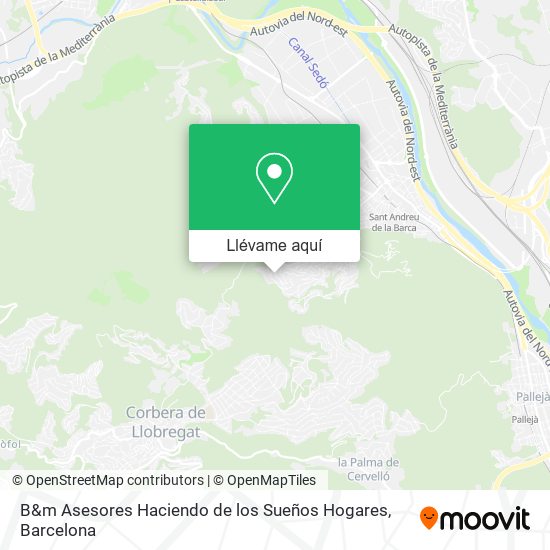 Mapa B&m Asesores Haciendo de los Sueños Hogares