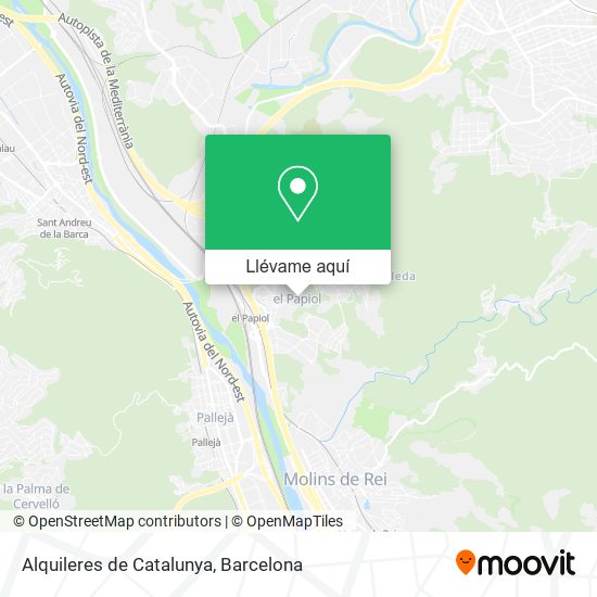 Mapa Alquileres de Catalunya