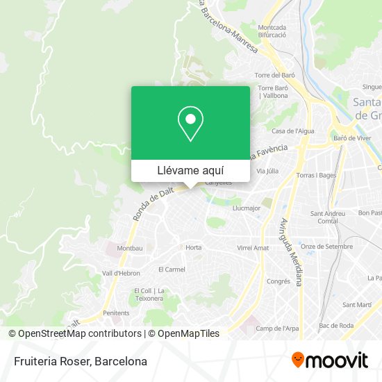 Mapa Fruiteria Roser