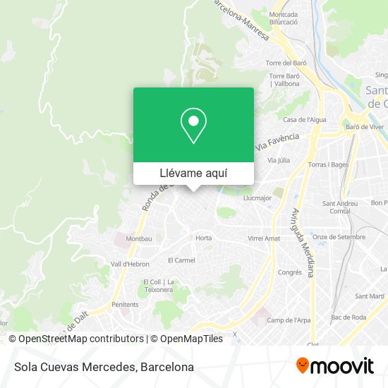 Mapa Sola Cuevas Mercedes