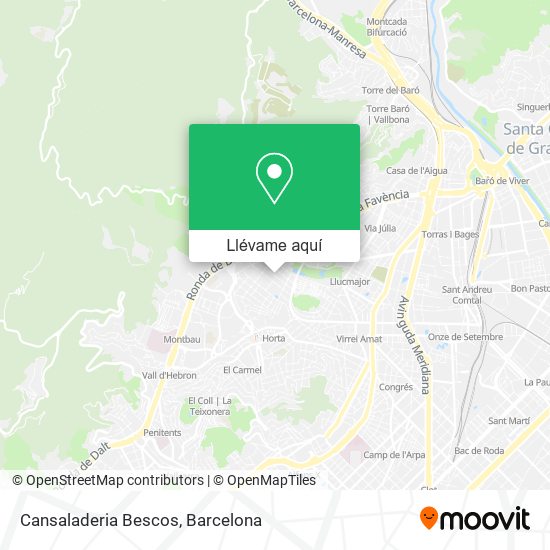 Mapa Cansaladeria Bescos